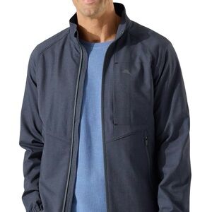 Tommy Bahama On Par Lightweight Full ZIP Jacket In Belmont Blue Size L
